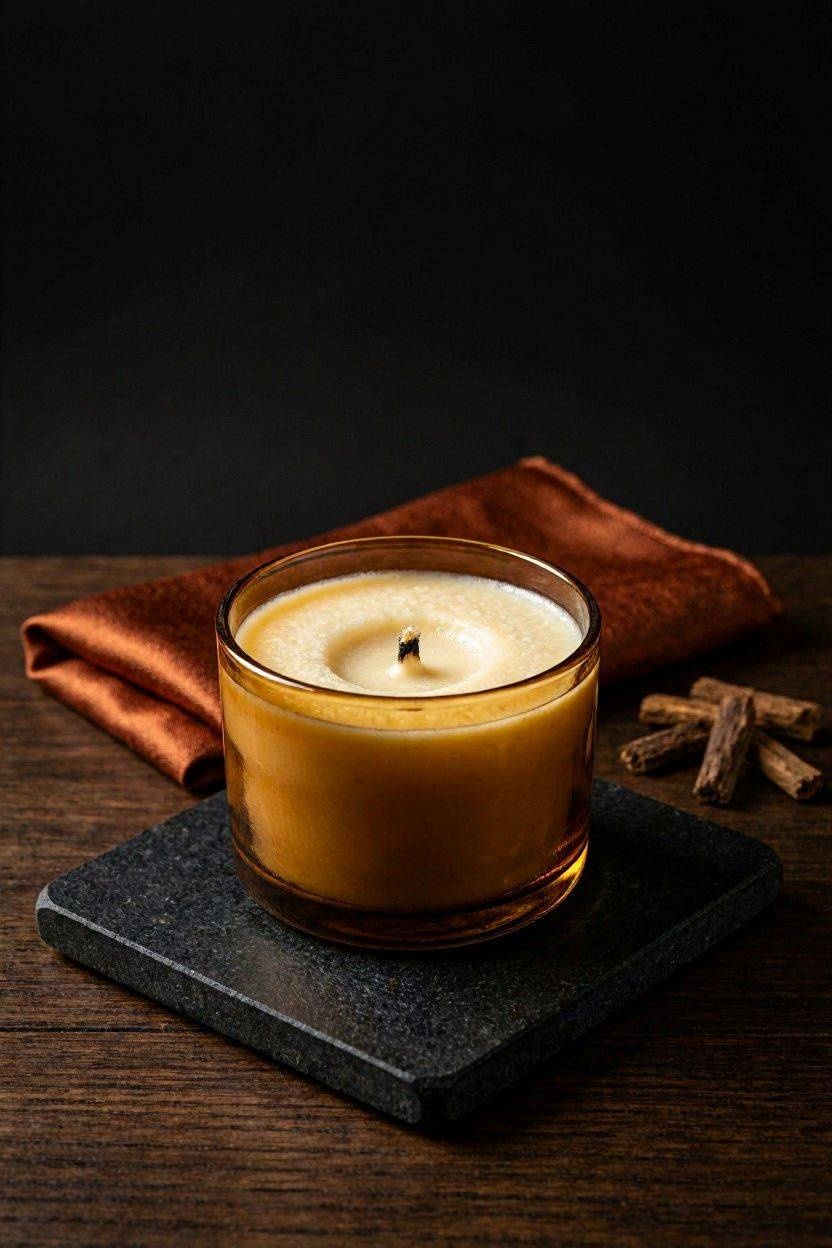Amber Candle