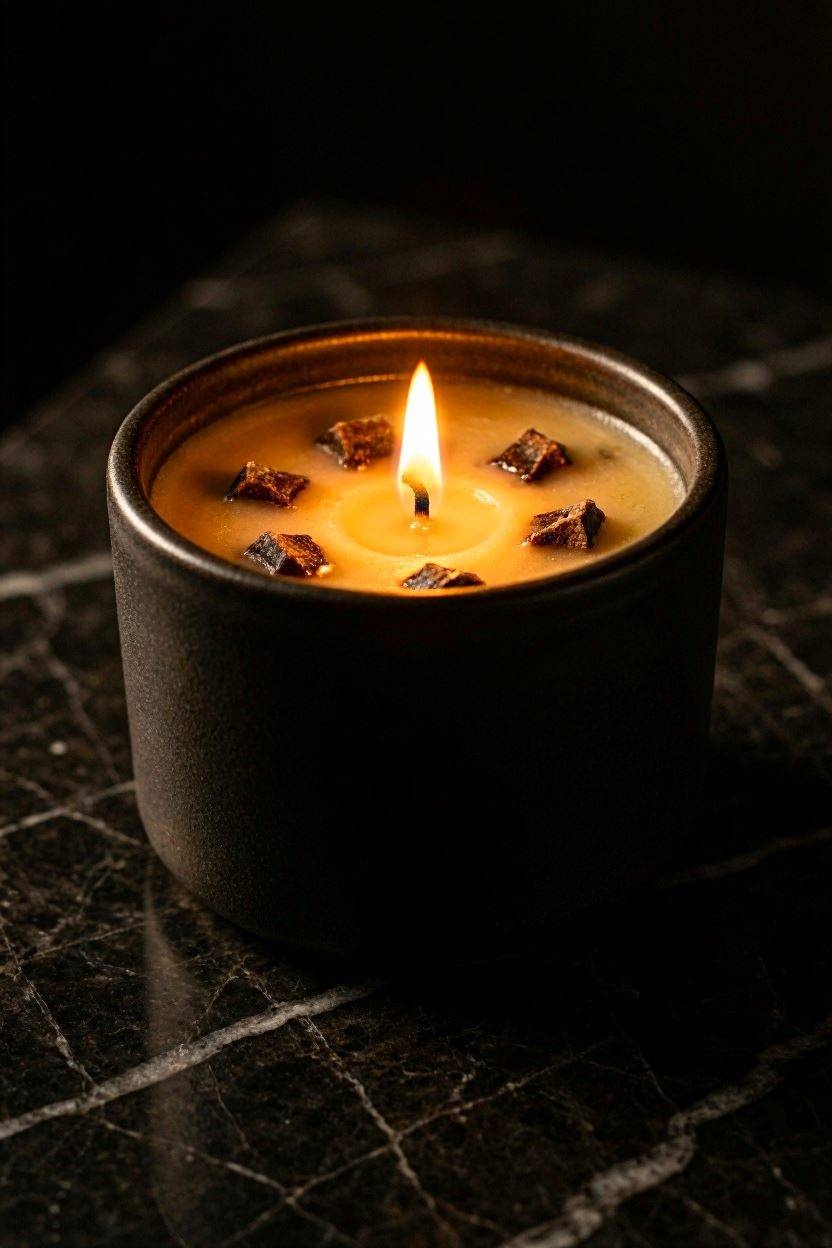 Amber Candle